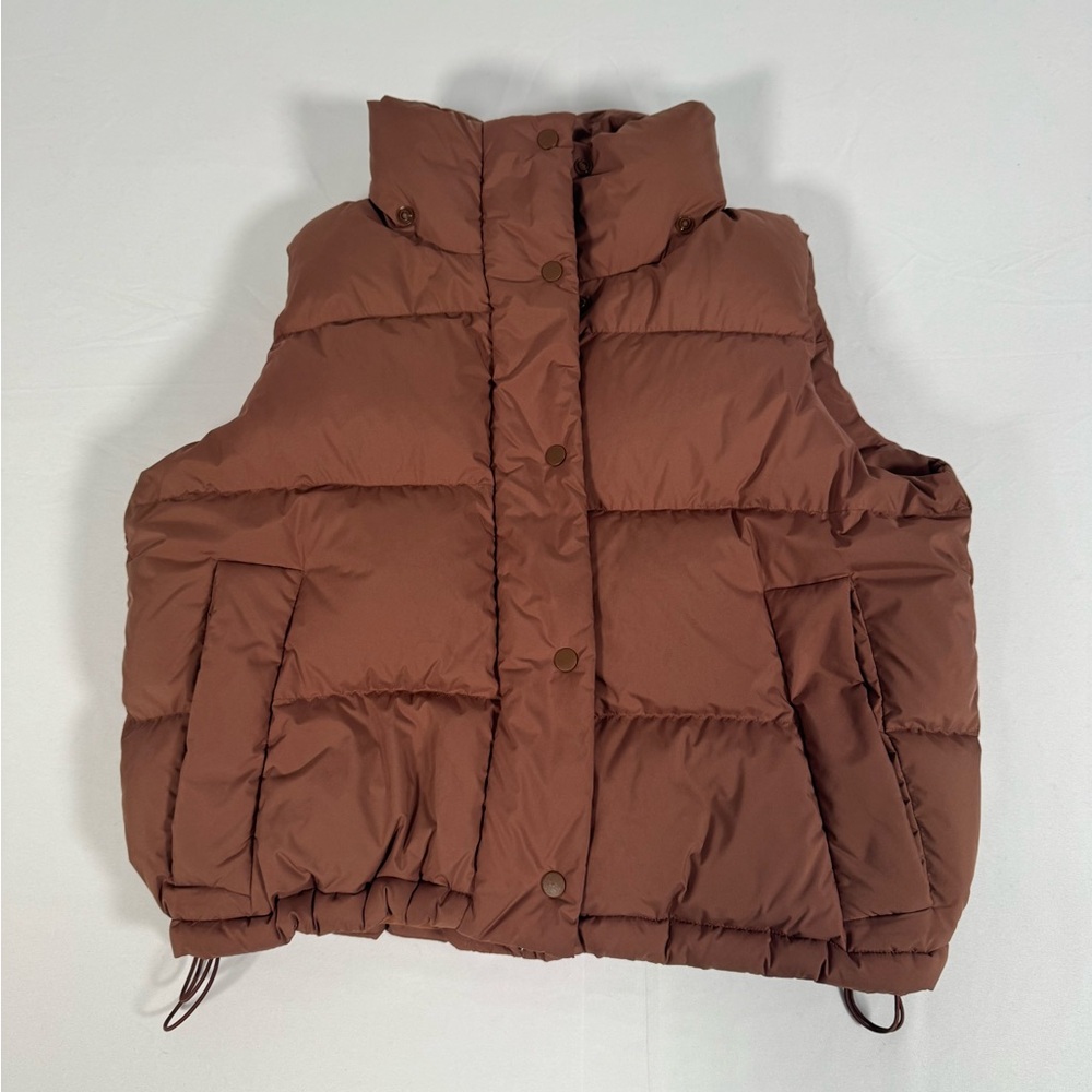 Brown Puffer Vest